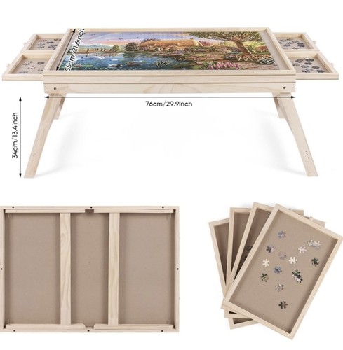 Wooden jigsaw puzzle board - puzzle,