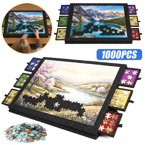 Tilting puzzle table felt - table,
