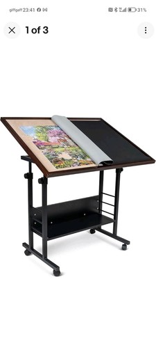 Jigsaw puzzle table - tilt, &