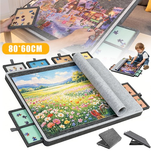 Foldable tilting puzzle board - tilting,