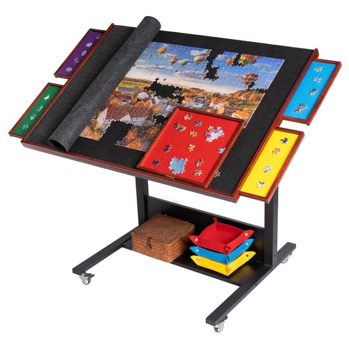 Tilting puzzle table - puzzle, table/board