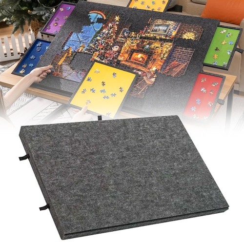 Puzzle table with - with, drawers